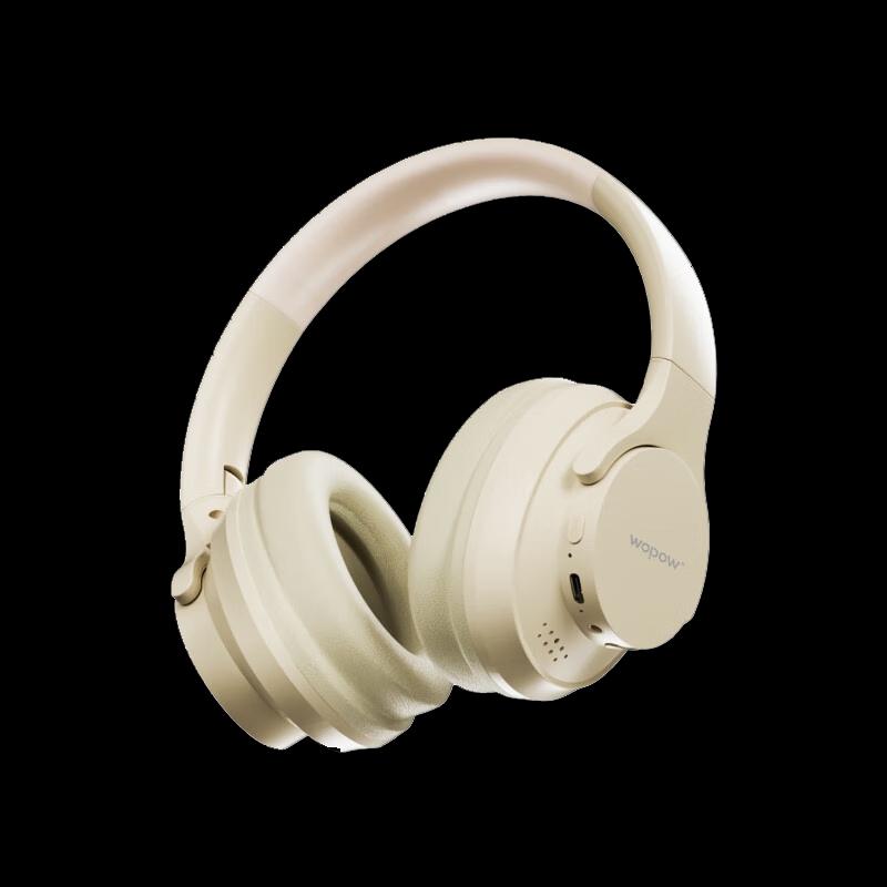WOPOW BTS01 Наушники Bluetooth с активным шумоподавлением, накладные