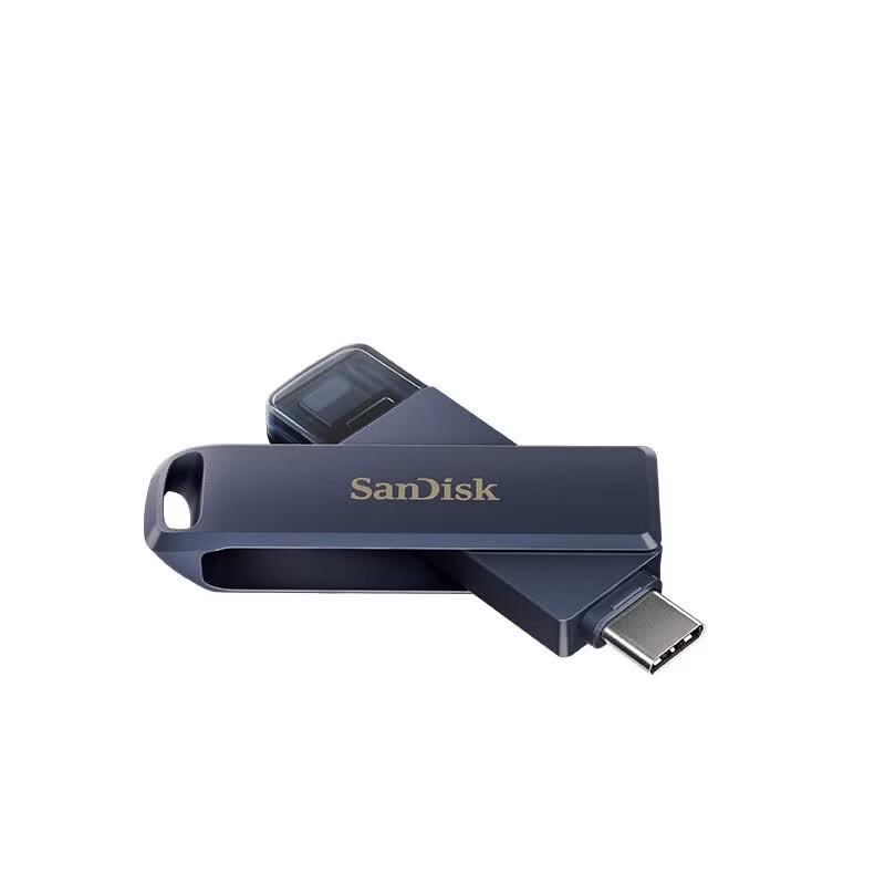 SanDisk 64 ГБ Двухсторонний флеш-накопитель Luxe USB-C и Lightning