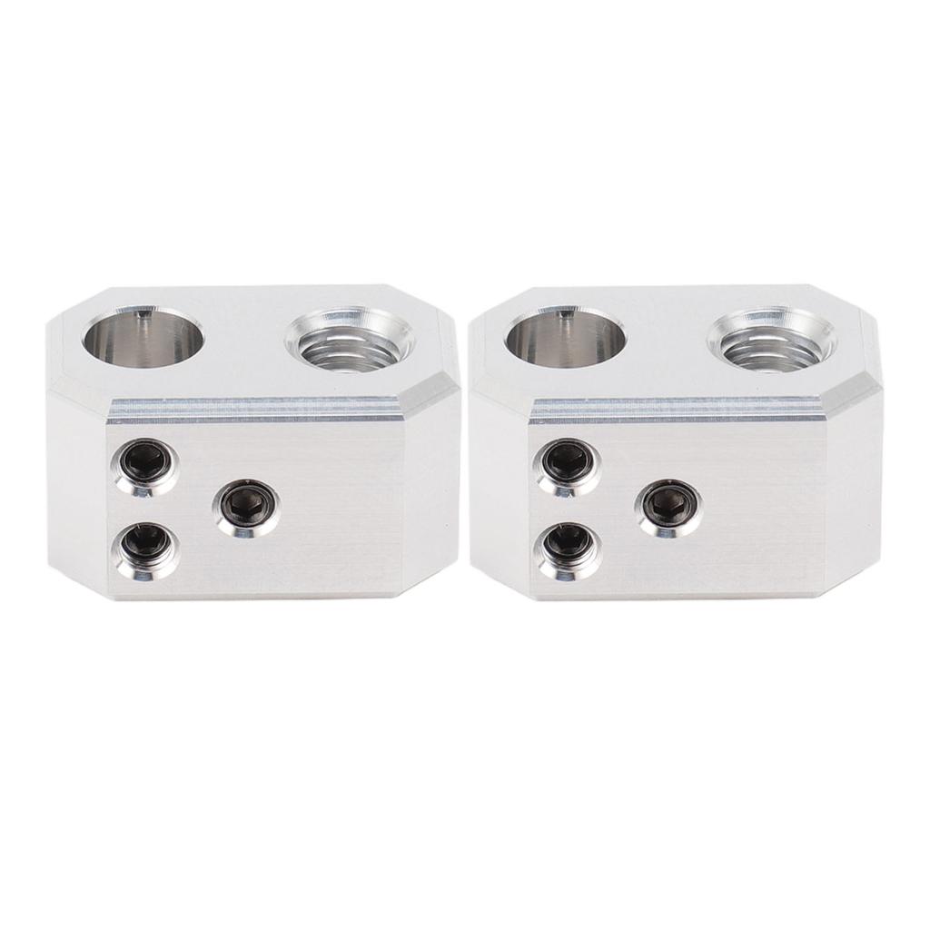 2pcs 3D Printer Hotend Heater Block Professional Aluminum Heater Block for Prusa I3 MK4 for