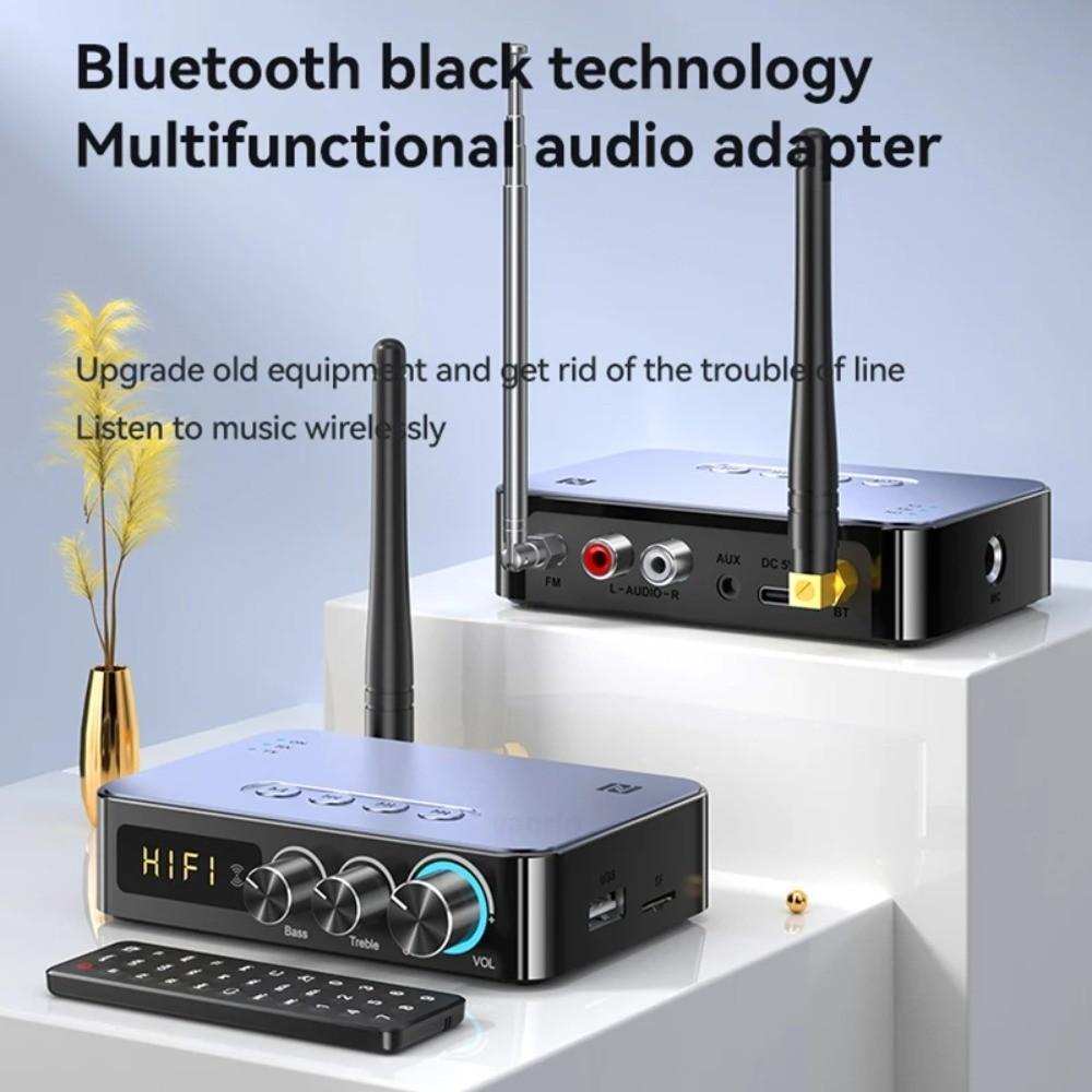M9 M9Pro Bluetooth Аудио Приемник Передатчик DSP Беспроводной Адаптер NFC/AUX/RCA/USB Флешка/TF/6.5 Микрофон Караоке/Коаксиальный/FM Радио