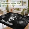 Crystal Velvet Square Rug Custom NameScorpions Pattern Non Slip Home Floor Decor Rug