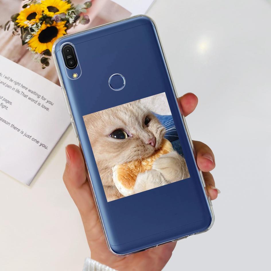 Чехол 5.99" для Asus Zenfone Max Pro (М1) ZB601KL ZB602K Чехол X00TDB Модный узор Прозрачный Мягкий Силикон Fundas Задняя крышка телефона