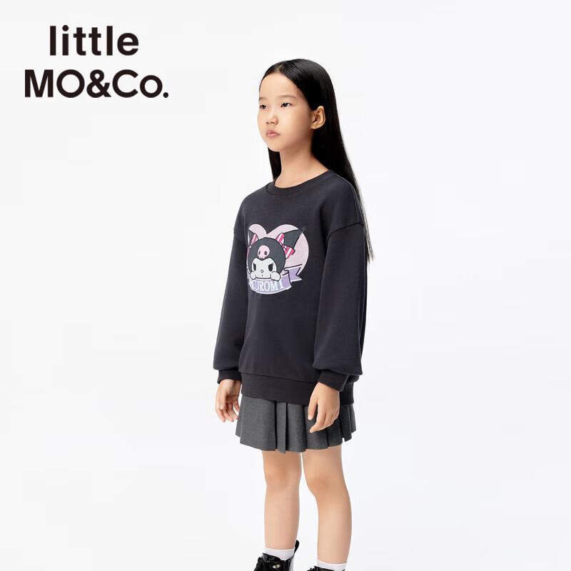 little MO&Co. Kuromi IP Girls' Printed Sweatshirt