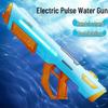 Handheld Continuous Fire Electric Water Gun with Integrated Pulse and Automatic High-Pressure Pumping for Kids