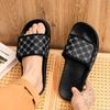 Summer Slippers Bathroom Platform Non-Slip Beach Men Slipper Sandals Slides Indoor Outdoor 2024