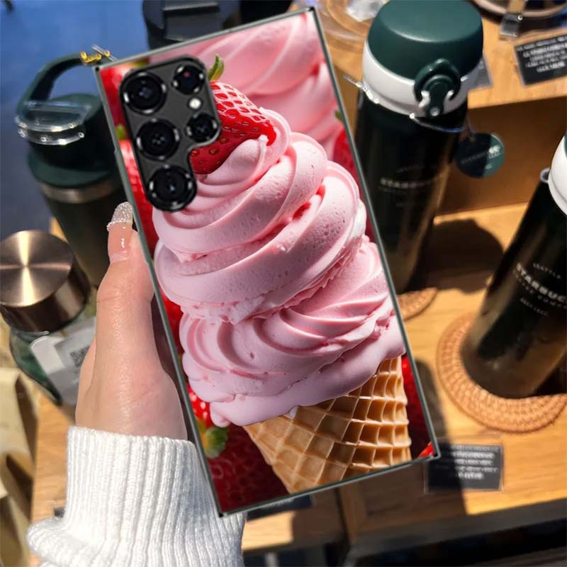 Colorful Ice Cream and Popsicles Cases Phone Case for Samsung Galaxy S26 Ultra S25 Edge S24 S23 FE S21 Plus S20 S22 S10 Cover TP