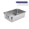 Thickened Stainless Steel Square Basin with Handles