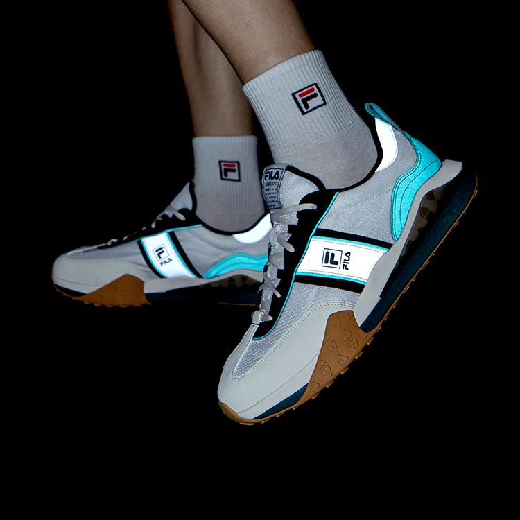 Fila Кирпичная ткань Кожа Спорт Современный Блок Низкие Кроссовки для Повседневной Носки Мужские кроссовки Белый Черный F12M231125FWA