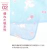 KOMESICHI COLLECTION Gauze Tenugui Unicorn and Light Set of Made in Iroha Mameo Series (Tenugui) Pattern, Pink, Purple, Blue, 3, Japan, 100% Cotton,