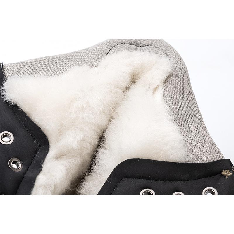 Мужские водонепроницаемые зимние рабочие ботинки со стальным носком — противоударные, противопрокольные, износостойкие, дезодорирующие, с бархатной подкладкой.