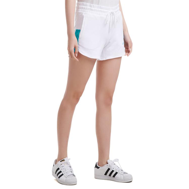 adidas Женские спортивные шорты со средней талией и шнурком Neo Logo, белые DW7724