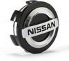 Комплект из 4 колпачков ступицы Emuia для автомобилей Nissan, Совместим с 2,4 дюйма