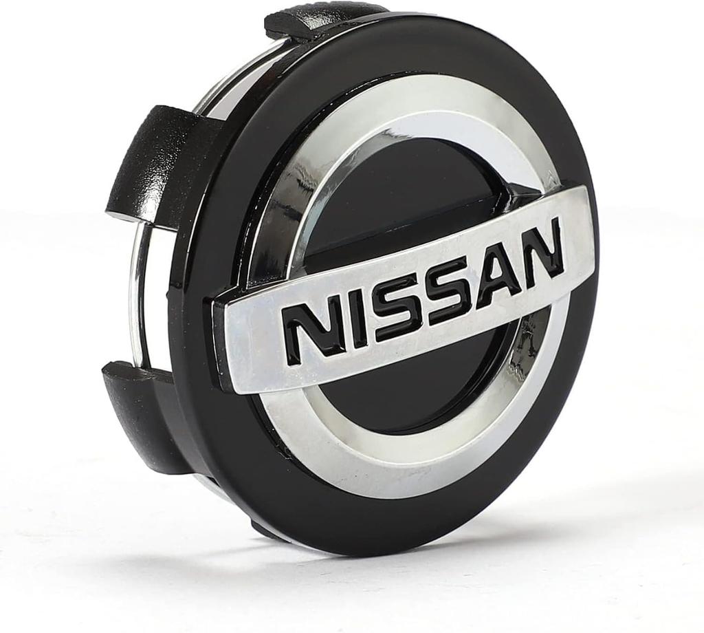 Комплект из 4 колпачков ступицы Emuia для автомобилей Nissan, Совместим с 2,4 дюйма