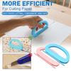 Ended Wrapping Paper Cutter, Sliding Gift Wrap Cutter For Wrapping, Paper Cutting Tool For Christmas, Holidays, And Birthdays