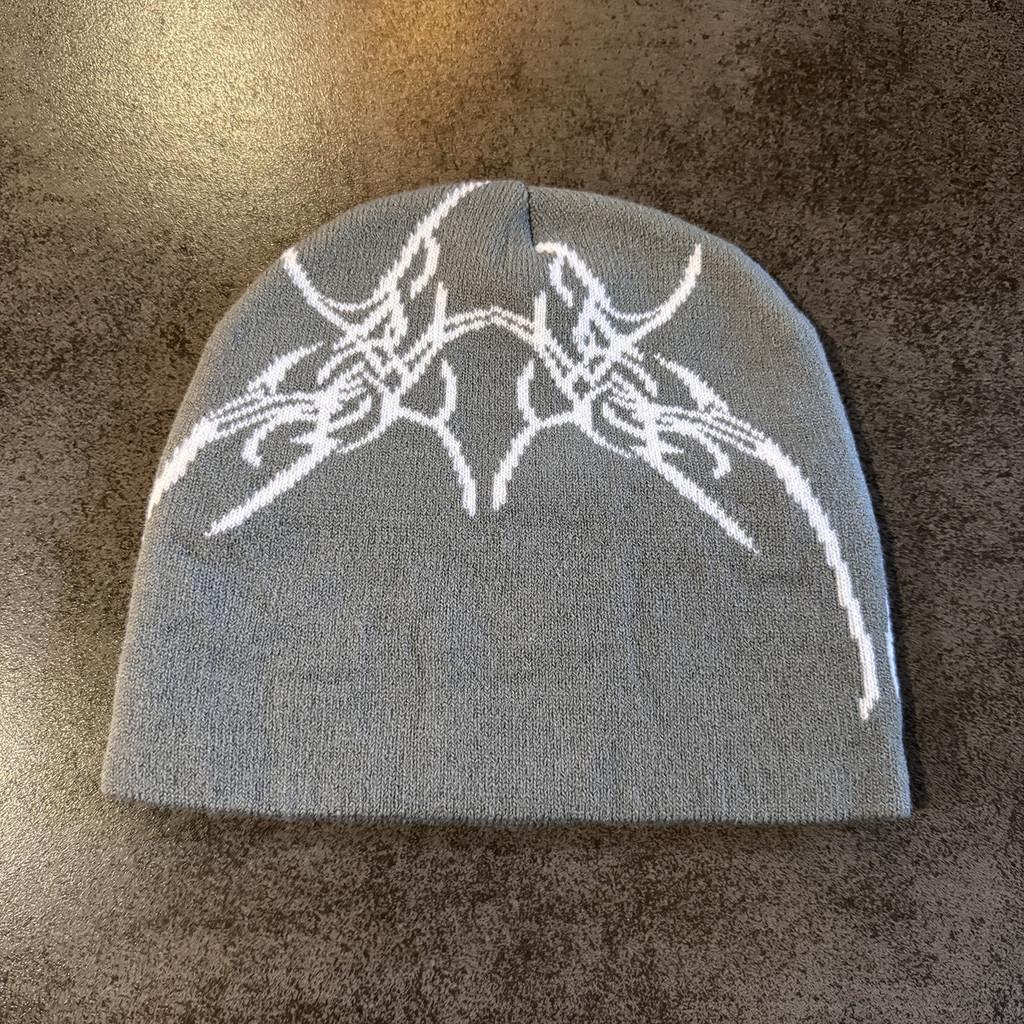 Street Style Skull Letter Beanie With No Brim For Winter And Fall Outfits Urban