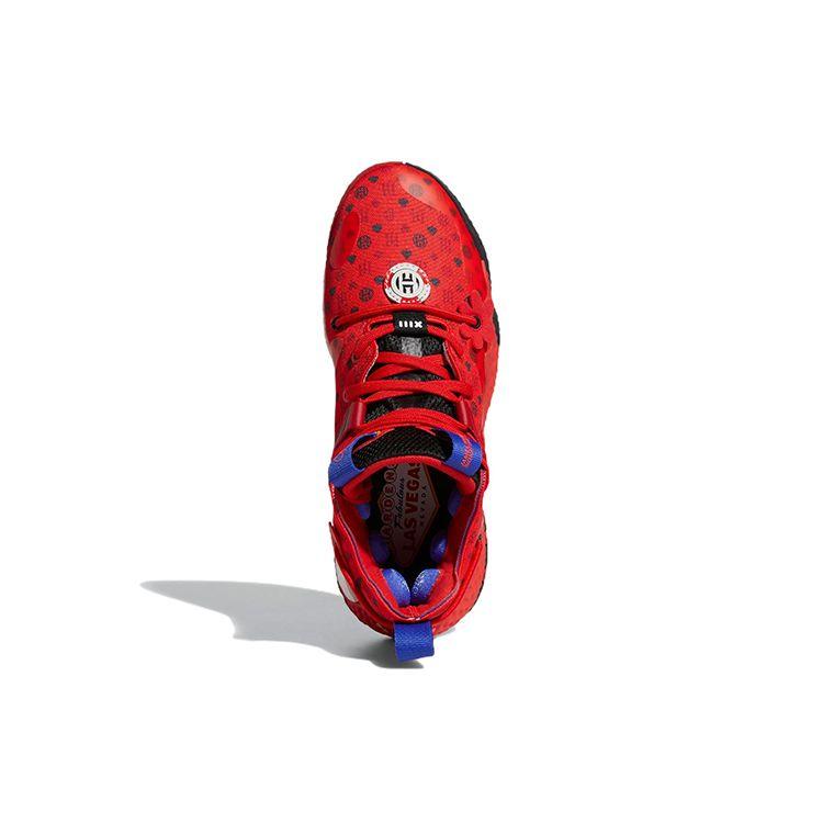 adidas Харден Вол. 6 Мужские кроссовки Vivid Red Monogram Core-Black Team-Victory-Red HQ3884