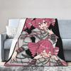 Kasane Teto Musician  Soft Blankets  Travel Plush Throw Blanket Street Trend Bedroom Flannel Bedspread Sofa Bed Cover