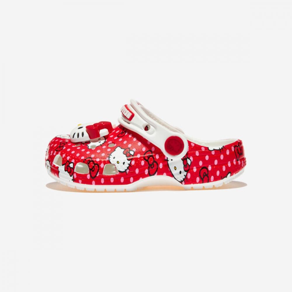 Crocs Hello Kitty красные классические сабо для малышей Crs210577 0113129