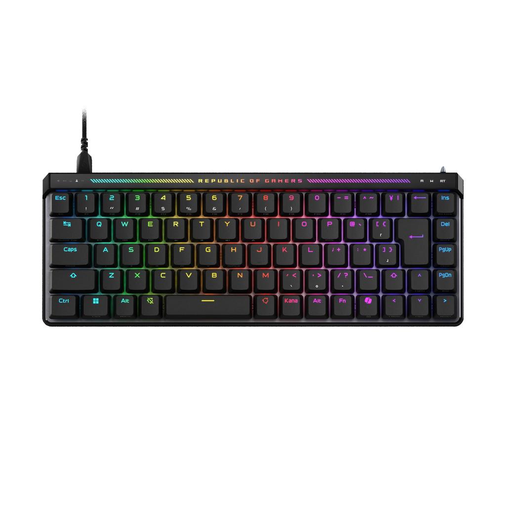 ASUS ROG Falchion Ace HFX Игровая клавиатура Rapid Trigger Магнитные переключатели Раскладка Японская раскладка Проводное подключение Частота опроса 8000 Гц Бесшумная