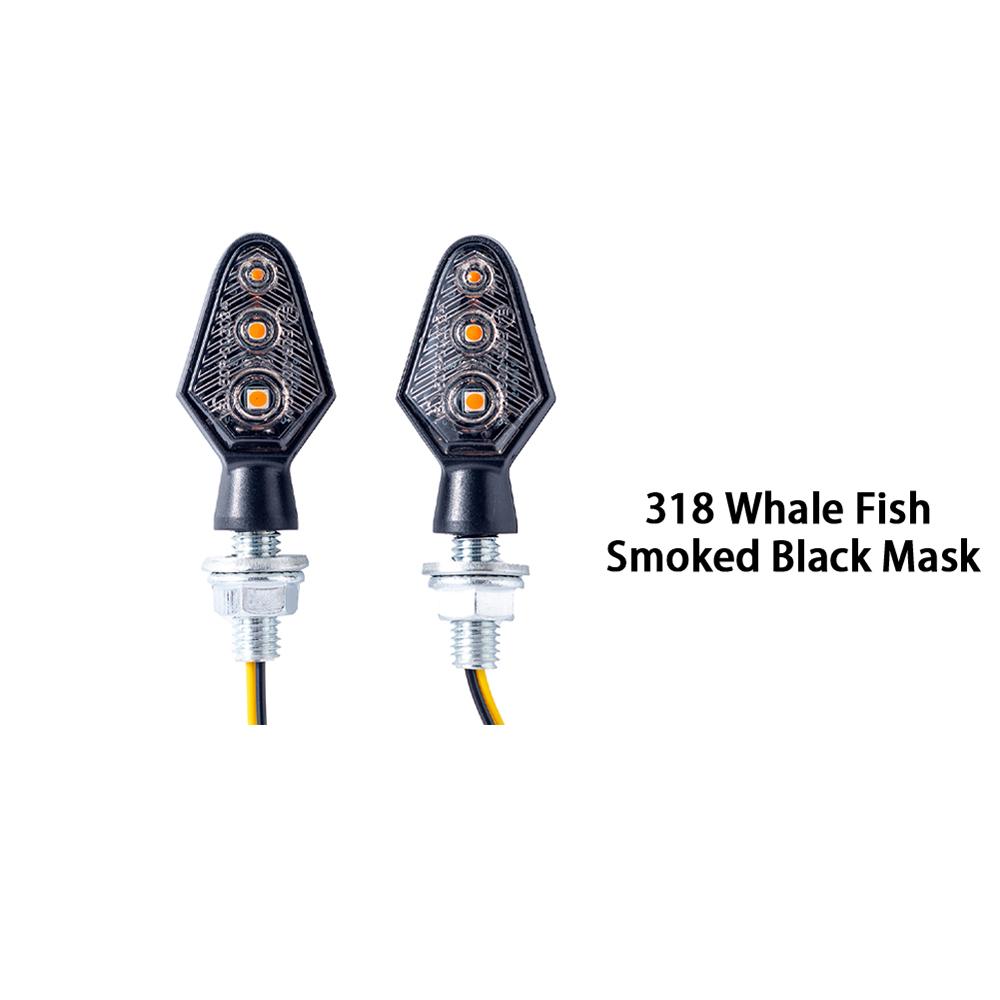 4/2Pcs LED Motorbike Lamp LED Indicators Light LED Turn Signal Light Super Bright Front Indicator Blinker Lamp Motorcycle Univer