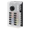 Automotive Marine Boat Fuse Block Waterproof 12 Way with 12 Ground Negative Busbar [100 Amp Max] [ATC/ATO Fuses] [LED Indicator] for Car RV Golf Cart