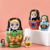 Деревянные матрешки 5 слоев, складывающиеся куклы, рождественский фестиваль, подарок, матрешка, игрушки, декор, поделки