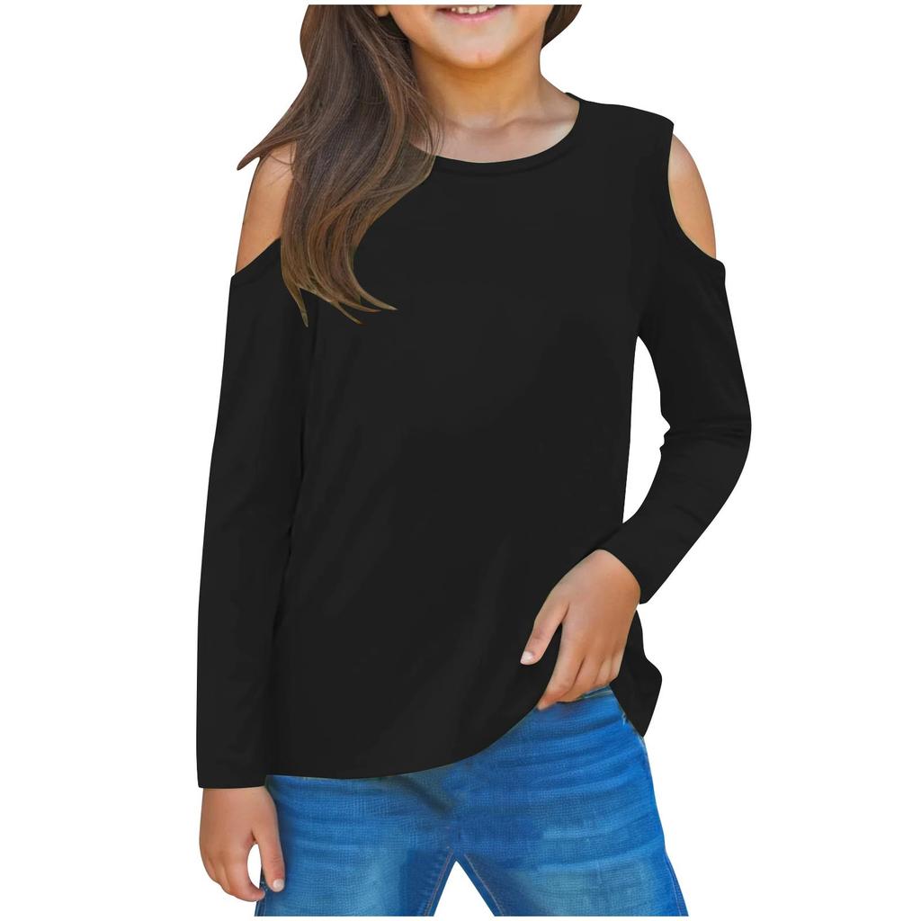 Футболки для малышей и девочек, детские футболки с длинными рукавами и принтом для мальчиков и девочек