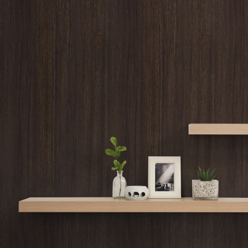 CHIHUT Wallpaper Stickers, Wood Grain Remake Sheet, 45cm X 260cm, Dark Brown, Peelable Cutting Sheet, Thick, Easy To Apply, Perfect for Renovations, R
