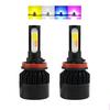 Catland Car LED Fog Lamp H8 H9 H11 H16 Fog LED Bulb Yellow White Blue Pink 4 Color Switchable Fog Light Headlight Universal LED Light Yellow 3000
