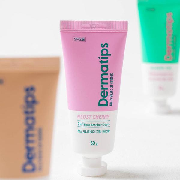 Dermatips Save My Hand Sanitizer Cream 50 G Green Tea Scent