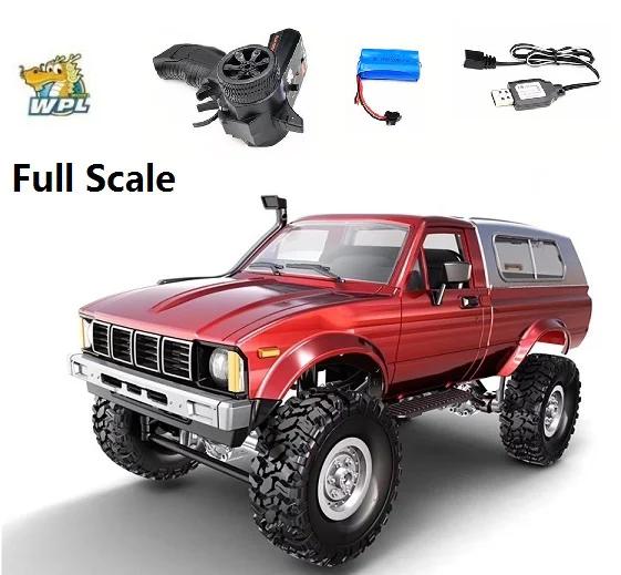 AAXS1 C64-1 Новый WPL RC Автомобиль 1/16 2.4G Полный Масштаб 4WD Автомобиль для Скалолазания Взрослых Внедорожник C24 Пикап Радиоуправляемая Модель Мальчик Игрушка