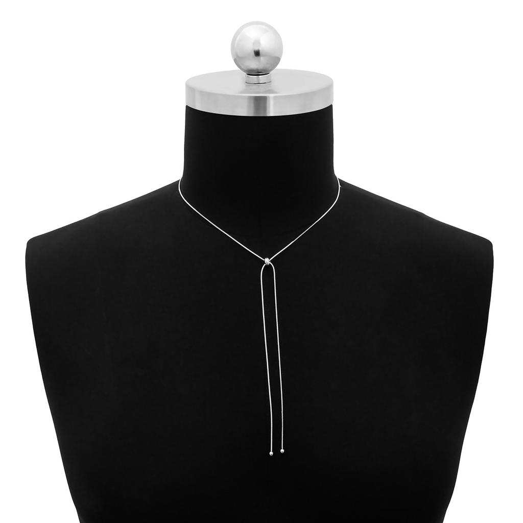 Accessories, Simple and Versatile Long Fringed Necklaces, Stylish Adjustable Metal Collarbone Chain Necklaces