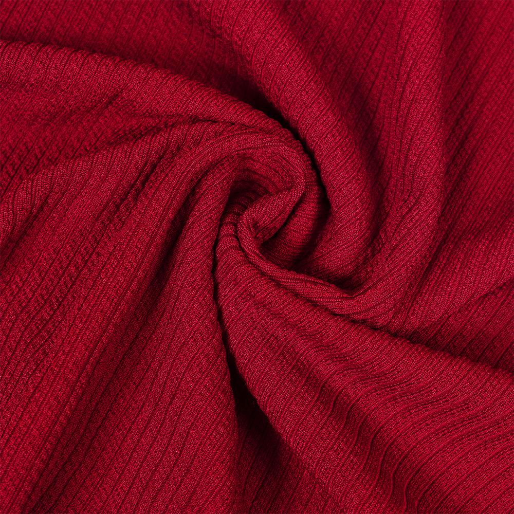 GMXIA Сплошной цвет с v-образным вырезом, осеннее и зимнее новое платье с тонким разрезом и длинными рукавами с талией