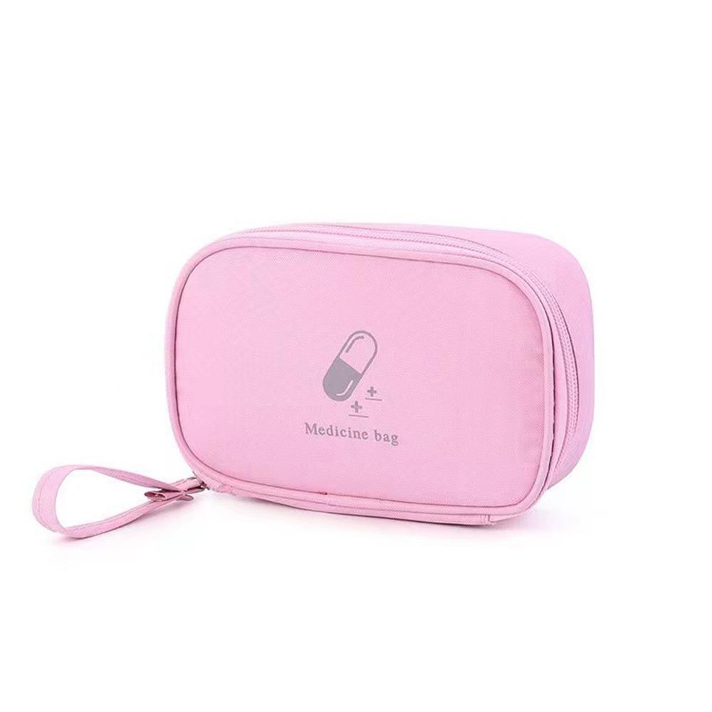 Large Capacity Medicine Bag Pink/Blue/Grey Storage Bag Multifunctional Emergency Kits  Outdoor