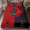 Black White Couple Duvet Cover Pillowcase Couples Bedding Set Adult Boy Girl Bedroom Decoration Gift Single Double Size