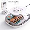Egg Incubator for Hatching with Automatic Egg Turning Led Egg Test Lamp Clear Lid Easy To Wash 16