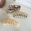 Fashionable Large Acetate Hair Claw With Pearl Accents Versatile For Any Occasion