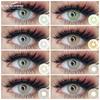 Мягкие цветные контактные линзы для глаз, 1 пара цветных контактных линз, ежегодные разноцветные линзы, контактные линзы, косметический макияж