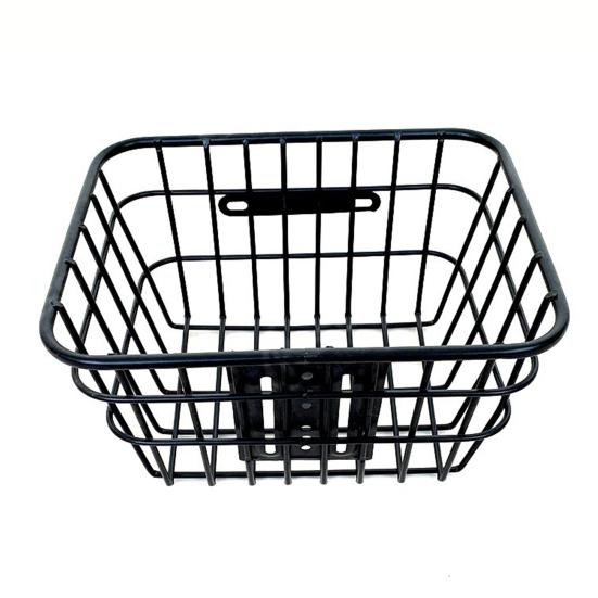 Front Bike Basket with Screws Large Capacity Strong Load-bearing Rustproof Mountain Road Bicycle Basket Replacement