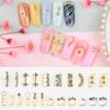 5pc/pack Nail Rhinestone 3D Acrylic Tips DIY Decoration Nail Art Manicure