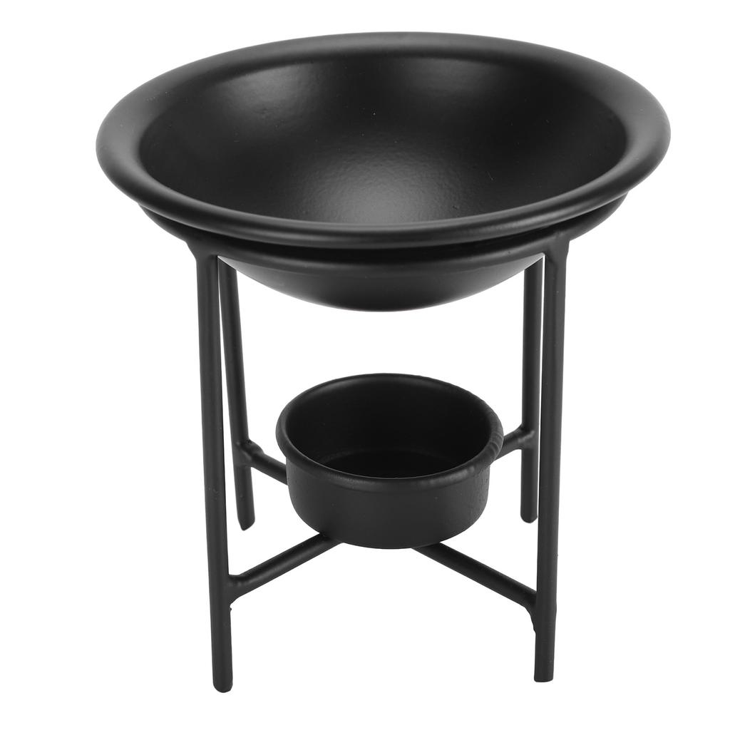 Аромалампа железная 100 мл многофункциональная с быстрой теплопроводностью для плавления воска 4 ножки