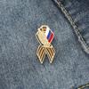 Russian Flag Brooch Saint George Victory Day Enamel Lapel Pin Maple Memorial Brooch Festive Symbol Pin