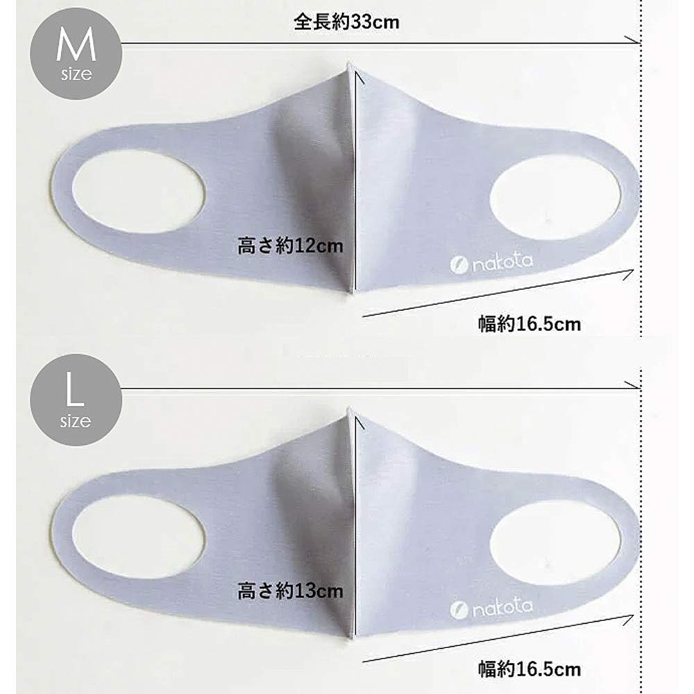 Nakota Маленький набор эластичных масок для защиты от УФ-лучей, размер, черные маски, 3, охлаждающие, моющиеся, детские, защитные, удобные, охлаждающие, 3D, антибактериальные,