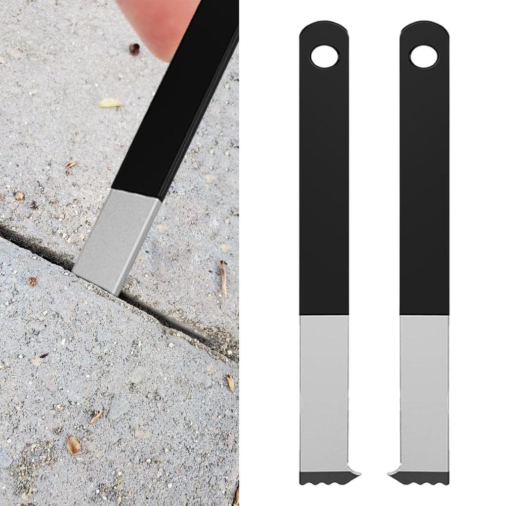 2Pcs Pavers Pullers Pavers Extractor Tool with Joint Scrapers Teeth Gripper Slots Pavers Removal Tool for Garden Yard