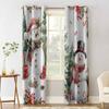Рождество Зима Снеговик Елка Пуансеттия Блэкаут Шторы Для Гостиной Спальни Оформление Окна Жалюзи Драпировки