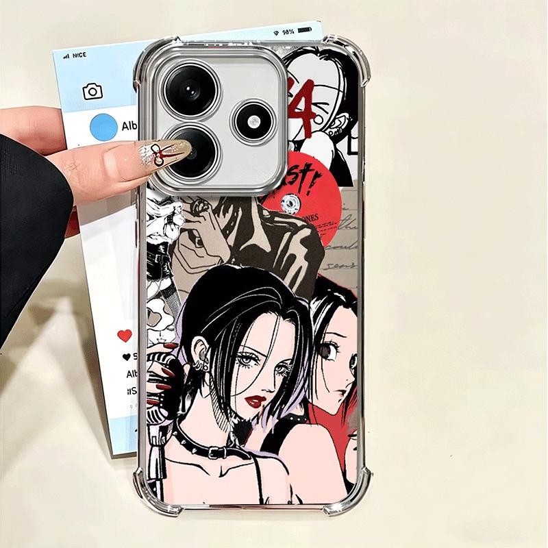 Мягкий чехол для телефона с аниме NaNa Osaki для Xiaomi Poco X7 X8 Pro Max X6 X5 X3 F8 Ultra F7 M8 M7 M5S Redmi 15C 15A 15 14C 13C 12C 13 12
