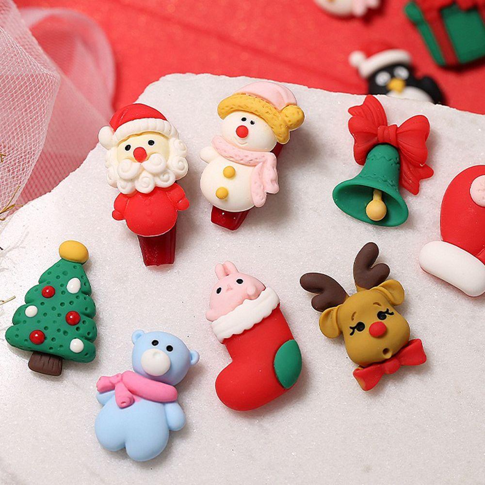 Christmas tree Manicure Accessories Nail Jewelry 3D Nail Art Decoration Christmas Nail Charms