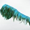 10Meters Saddle Pheasant Feathers Fringe for Clothes Ribbon Cock Feather Trim Flecos Tassel Needlework Decoration Sewing Decor