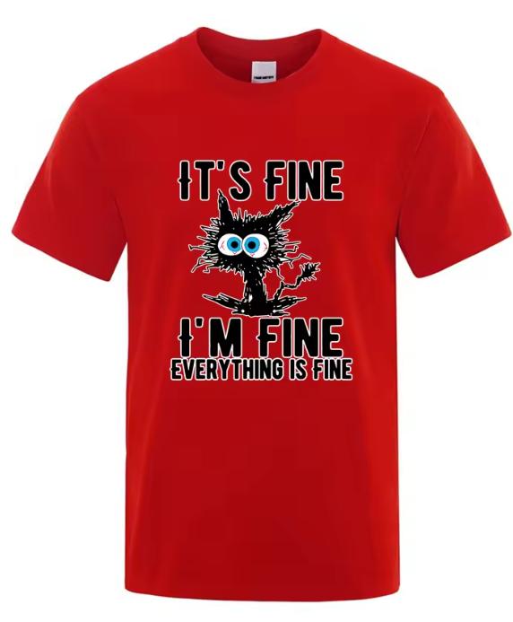 Unisexs High Quality TShirt Cotton Funny Cool Cat Printed TShirt Casual Unisexs Short Sleeve TShirt For Unisex TShirt Male Top