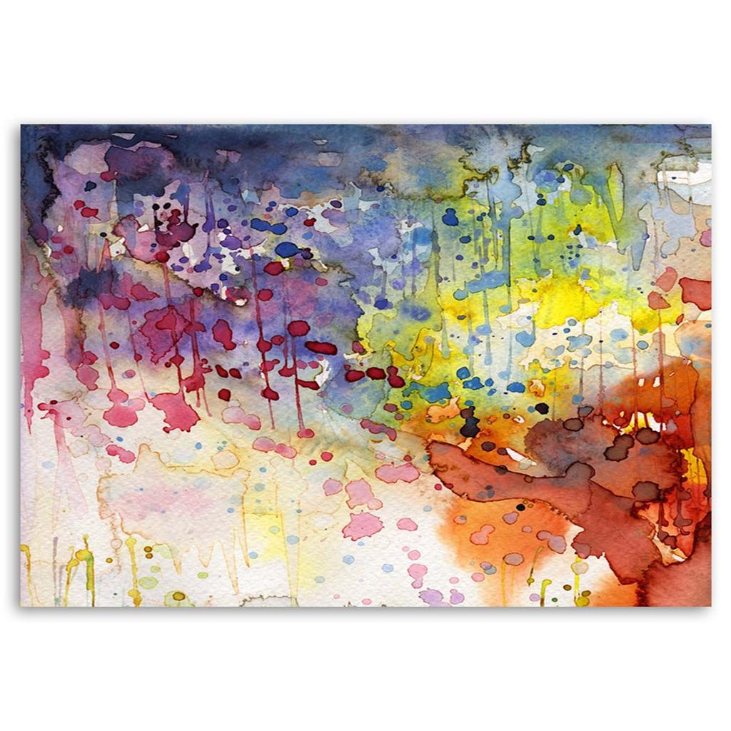 Холст, Красочная абстракция